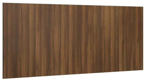 vidaXL Cabecero de Cama Madera contrachapada Roble marrón 200x1,5x80cm