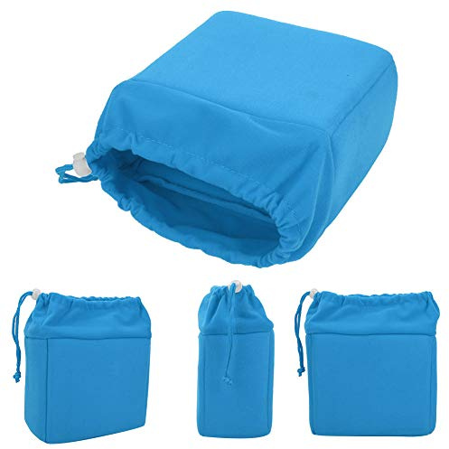 GAESHOW Padded DSLR Camera Bag Waterproof Shockproof DSLR Camera Lens Insert Bag with Drawstring and Partition for Camera and Lens