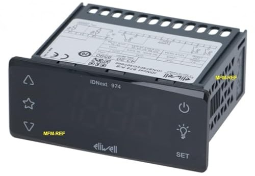 Termostato Digital panelable 3 relés ELIWELL IDNext 974 P/C