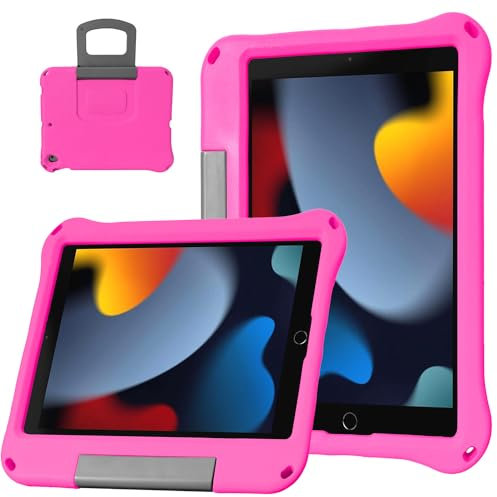 DJ&RPPQ Custodia per bambini per iPad 9a/8a/7a generazione (iPad 10.2 pollici 2019/2020/2021), custodia con supporto leggera e antiurto compatibile con iPad Pro 10.5 / iPad Air 3 10.5 / iPad 10.2
