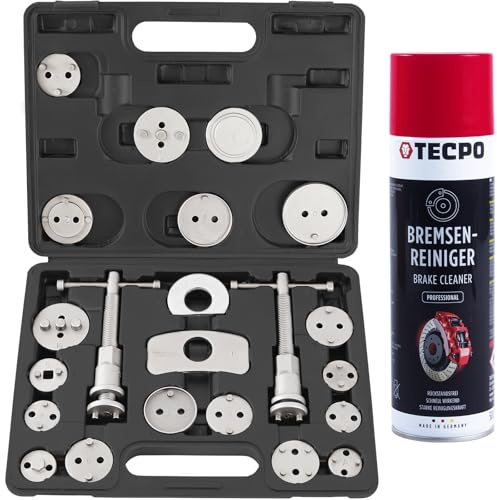 Bremskolbenrücksteller Set Bremsen-Rücksteller 22-tlg + Bremsenreiniger