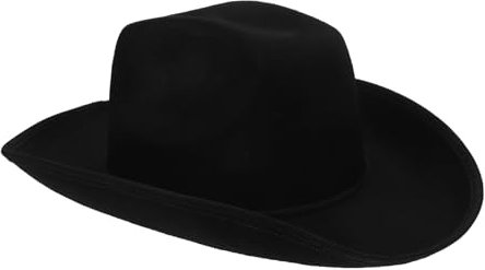 WHAMVOX Cowboyhut Für Damen Und Herren Verstellbarer Western Cowgirlhut Aus Filz Mit Nackengurt Unisex Partyhut Für Cowgirl Kostüme Und Sommer Outdoor Aktivitäten