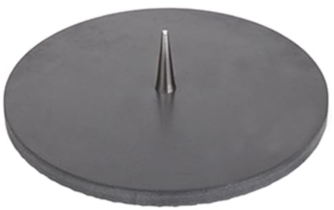 FRITZ COX Stein-Kerzenleuchter in Schieferoptik Eleganz | modern & dezent| polierte Oberfläche | EIN Kerzenständer zu jedem Anlass | 14 cm