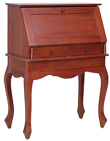 Kangmusi Sekret?r Braun 78¡Á42¡Á103 cm Massivholz Mahagoni, kangmusi283841