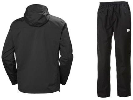 Helly Hansen Herren Dubliner Jacket, Schwarz, L & Hansen Dubliner Pant, Schwarz, L