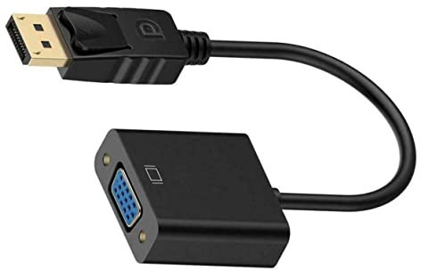 Homoyoyo Convertidor De Vídeo Vga Macho Hembra Alimentado por USB Multi-Pantalla Compatible Ahorra Recursos