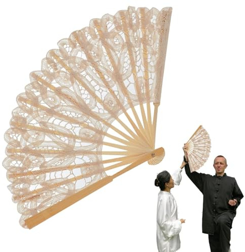 dzqad Éventails Pliants Décoratifs,Éventail Pliant,Éventails de Danse Pliables | Vintage élégants pour Mariage, Danse, fête, église, décoration de la Maison, Cadeau pour Femme