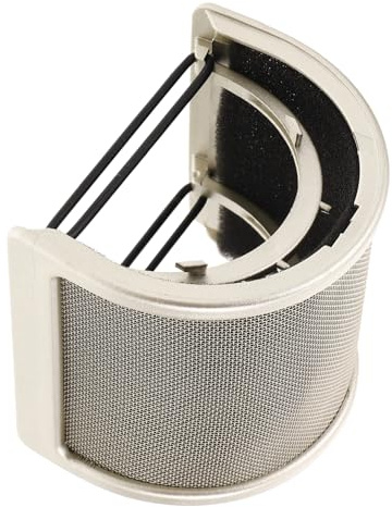 UTHCLO Accesorio para Micrófono con Filtro Anti-salpicaduras y Parabrisas Esponja Reducción de Ruido para Grabación Profesional