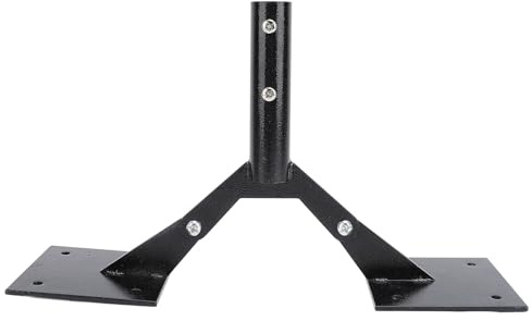 Acouto Weather Vane Mount, Adjustable Steel Bracket for Weathervanes, 2cm Pole Holder for Roofs, Gardens, and Antennas