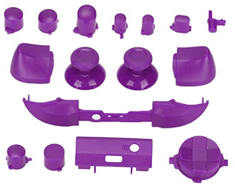 Xiuganpo Jeu de Boutons de Remplacement de Poignée de Jeu pour la Série (PURPLE)