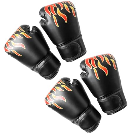 Gogogmee 2 Pares De Guantes De Boxeo para Pequeños Guantes De Sparring De MMA para Jóvenes para Adultos para Adultos Eva