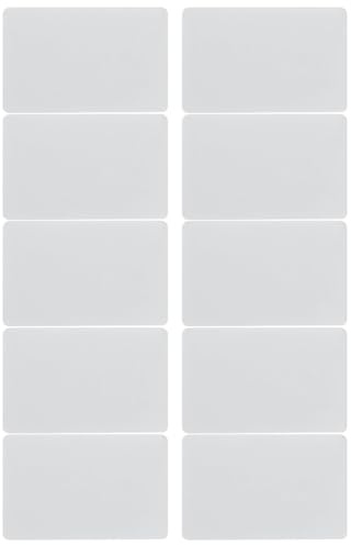 KOMBIUDA Tarjetas de Limpieza Cr80-lc para Lectores de Tarjetas, 10 Unidades PVC Resistente para Mantenimiento de Cajeros, Pos y Cerraduras de Hotel, Herramienta Profesional