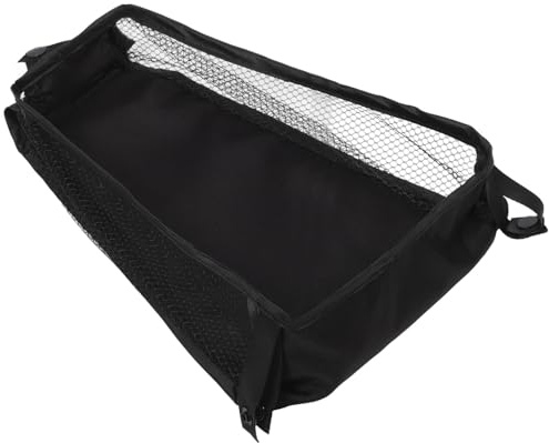 HYTROVE Borsa Organizer per Passeggino in Poliestere Nero Ampia Capacità e Fissaggio Stabile, Elegante e Pratica per Riporre Accessori e Utilizzabile come Regalo