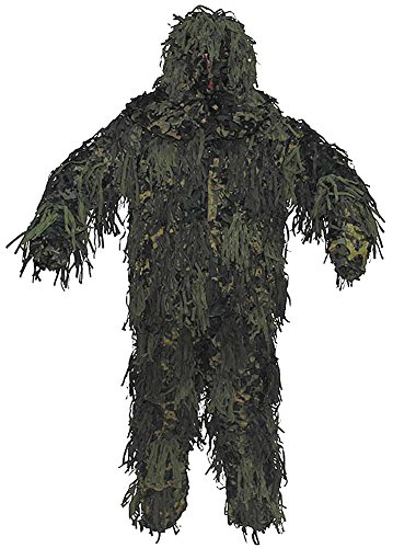 MFH Ghillie Jackal Anzug 3D Body System Woodland