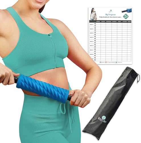 LipoRoller Original- Anti-Cellulite Massage Roller- Leicht Rollbar mit Speziellen Wülsten und Unebenheiten um den Heilungsprozess nach der Fettabsaugung zu Maximieren