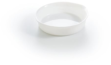 Luminarc - Plat à crème brûlée Blanc Smart Cuisine Carine 250°C - Verre Innovant - Léger et Extra-Résistant - Nettoyage Facile - Fabrication en France - Dimensions 14 cm