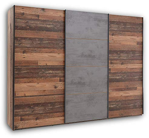 Stella Trading MICHEL Elegante comodino con due cassetti – Elegante comodino per il vostro letto in stile antico – 60 x 47 x 39 cm (larghezza x altezza x profondità)