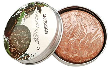 Shampoo per la Crescita dei Capelli, Bar per Shampoo Solido, Shampoo per Capelli Oscurante Trattamento Anticaduta Shampoo Solidi Shampoo Sapone Anti Perdita di Capelli (2PCS)