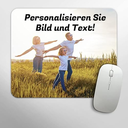 Tenvinilo | Tapis de Souris Personnalisé | Image et Texte | Accessoires informatiques | Cadeau Original | Antidérapant | Imperméable | Lavable | Écologique | 90 x 40cm