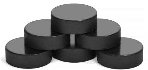 Perfect Stix 20 Pack Classic Ice Hockey Pucks.Official Regulation, for Practicing and Classic Training, Diameter 3, Thickness 1, 6oz, Black