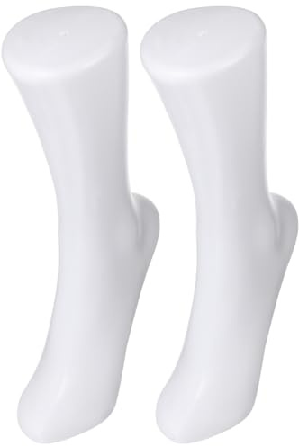 Alipis Female Foot Mannequin for Sock Display Realistic Plastic Foot Model for Anklet Jewelry and Shoe Presentation White Leg Tool for Retail and Home Use