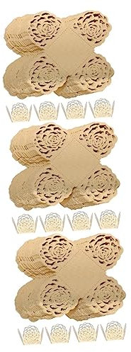PRETYZOOM 150 Pz Vassoio di carta al cioccolato pallet cioccolatini quadrati caramelle adornare pirottini carta bancali Lecca-lecca caramella vassoio quadrato io rivestimento
