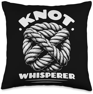 Knotting Knot Looping Twisting Knot Tying Throw Pillow