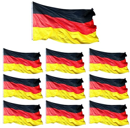 Taffstyle Deutschland Fahne mit Ösen Hissflagge
