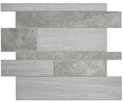 d-c-fix Premium Stone Mosaic Tile 12 x 12 - Washable Decorative Panel Sticker Tile Decoration PVC Coating - for Bathroom, Kitchen