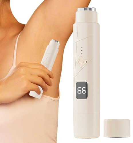 jamgeery Rasoio elettrico da donna, rasoio da donna a doppia testa - Rasoio per il viso per la zona bikini | Rifinitore per bikini a doppia testa da donna, rifinitore portatile per del corpo e