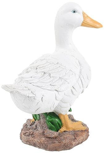 BESPORTBLE Gartenskulptur Harz Figuren Gartendeko Ornamente Für Gartenteich Realistisches Modell Gartenbedarf Statue Dekoration