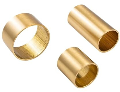 Messingring Messingrohr Messingrohr (16mm*14mm*30mm, 10pcs)
