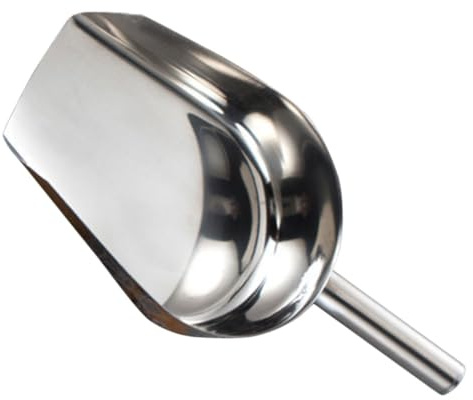 CLISPEED Pelle INOX Multifonction pour Glaçons Farine Grains Poignée Confortable Acier Épais Résistant Cuillère Cuisine Polyvalente sans Odeur Nettoyage Facile