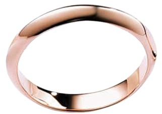 Ayoiow Vorsteckring Gold 585 Einfach, Ringe Herren Hochzeit Größe 53 (16.9)| 14K Roségold | Trendiger Modeschmuck für Weihnachten