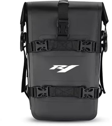 VQLDPX Wasserdicht Motorrad Tasche Motorrad-Rahmentaschen Für Yamaha YZF-R1 YZF-R6 YZFR1 YZFR6 YZF R1 R6, wasserdichte Werkzeugtasche Reisetasche Satteltaschen(Schwarz)