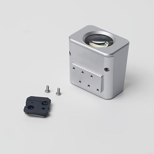 Mirino a livello della vita con alloggiamento in metallo e lente rivestita per fotocamere da 35 mm, design compatto e leggero per inquadratura accurata e migliore esperienza fotografica (35 mm argento