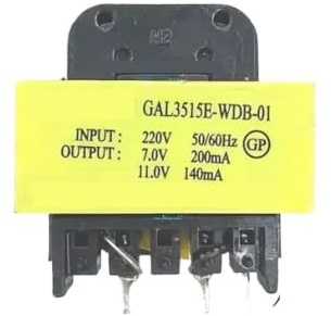 Trasformatore 220V For Forno A Microonde 11V 7V GAL3515E-WDB-01, Compatibile Con Galanz