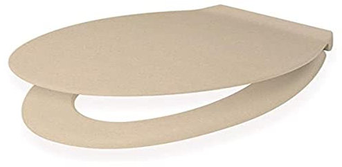 Toto Germany WC-Sitz Exklusiv, Deckel mit Edelstahl-Befestigung, bahamabeige, 790821609