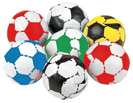 Milk Chocolate Footballs Assorted Foil (150g bag) (pack of 32)