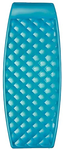 SwimWays Aquaria Luxury Solana Lounge Float Lounger Recliner Chair with Cell Foam for Adult and Kid Beach, Lake, or Swimming Pool Water Lounging, Aqua