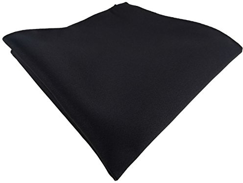 TigerTie Satin Einstecktuch einfarbig Uni - Tuch Polyester - Größe 26 x 26 cm