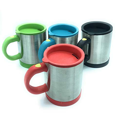TEMPO DI SALDI Tazza Termica Auto Mescolante Bicchiere Elettrico Automatico Da 350 ML Con Tappo