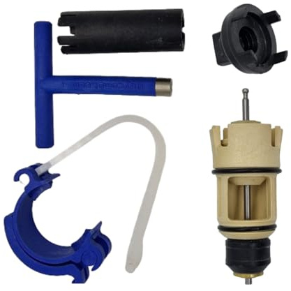 Vaillant Ecotec Diverter Valve 0020132682 - Easy Fix Repair Kit for Brass Valve with Red Electrical Connector. All Tools and 3 Year Guarantee Included.