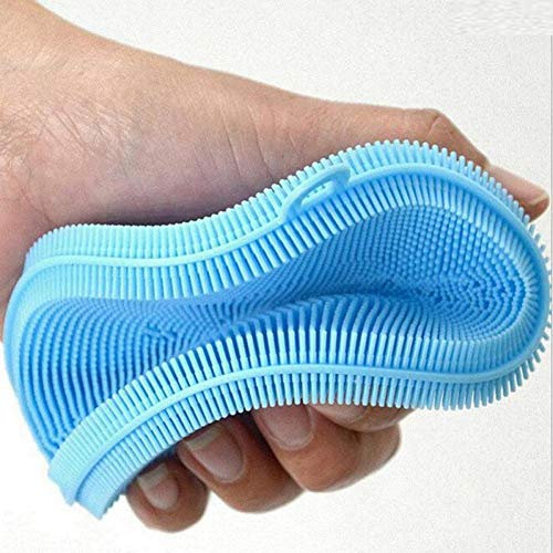 Silicone Plat Scrubber Brosse À Vaisselle Éponge De Qualité Alimentaire Débarbouillette Serviette Vaisselle pour La Cuisine Pan Pot Légumes Plat Bol De Fruits, Tapis D'isolation