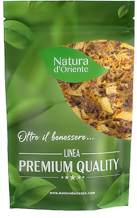 NATURA D'ORIENTE Infuso Lime Arancia Rossa e Mandarino 100g | Mix di agrumi selezionati • Note fresche e aromatiche • Miscela sfusa