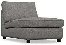 COMFORTLY Schonbezug für Sofa, Bett, handgefertigt, kompatibel mit Kivik, 3-Sitzer-Schlafsofa, nur Bezüge (strapazierfähig, anthrazit)