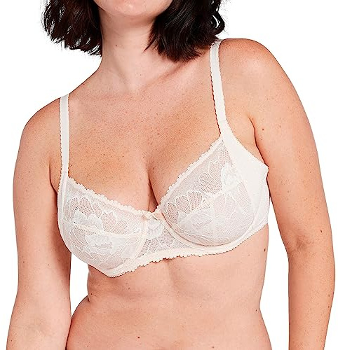 Sans Complexe Capucine, Sujetador de Cobertura Completa Mujer, Ivoire & Rose,