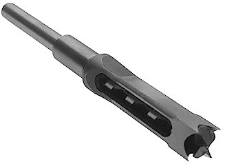 SAFYY - Juego de brocas cuadradas para carpintería, brocas avellanadas de cincel de mortaja para madera, dureza afilada, acero duradero, juego de brocas cuadradas para carpintería, 18 mm