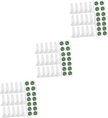 Hydrokultur-Netztöpfe, 3 Sets Hydrokultur-Pflanzen, Gemüsebehälter, runder Pflanzgefäß, Netzbecher, Garten-Netzbecher, Netz-Netztöpfe, Stecker, Pflanzbecher, Pflanzzubehör, erdloser Netztopf, Hydrokul