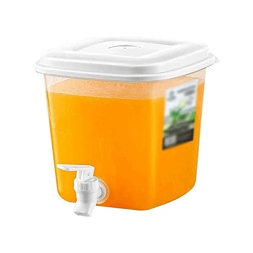 GRFIT Eisbehälter 5-Liter-Eiskübel-Kühlschrank mit versiegeltem Kaltwassertopf mit Auslauf, Kaltgetränkekessel, Kühlschrank mit Obstteekanne und Wasser eiskübel